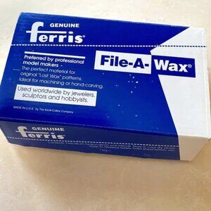 Carving Wax Ferris File-A-Wax Slices, 1Pound Assortment Blue Design Wax Model